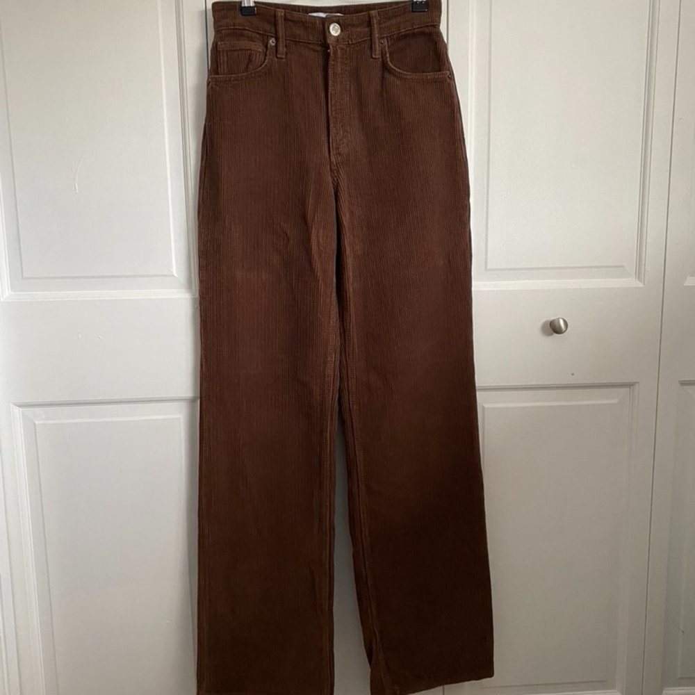 Zara Boot Cut Corduroy Pants